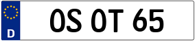 Truck License Plate